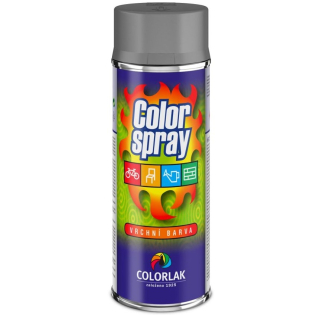 Color spray vrchní barva Colorlak 400 ml metalická stříbrná 5507